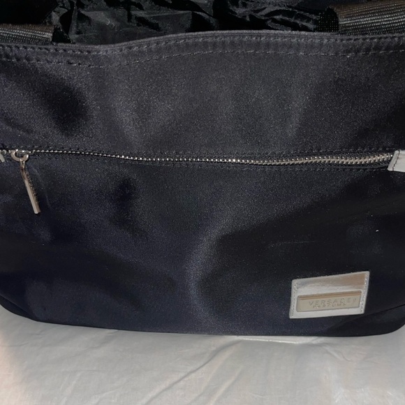 Versace nylon Tote bag with silver hardware ( Never Used ) - Picture 11 of 16